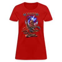 Thumbnail for Women's Astral Scorpio T-Shirt - red