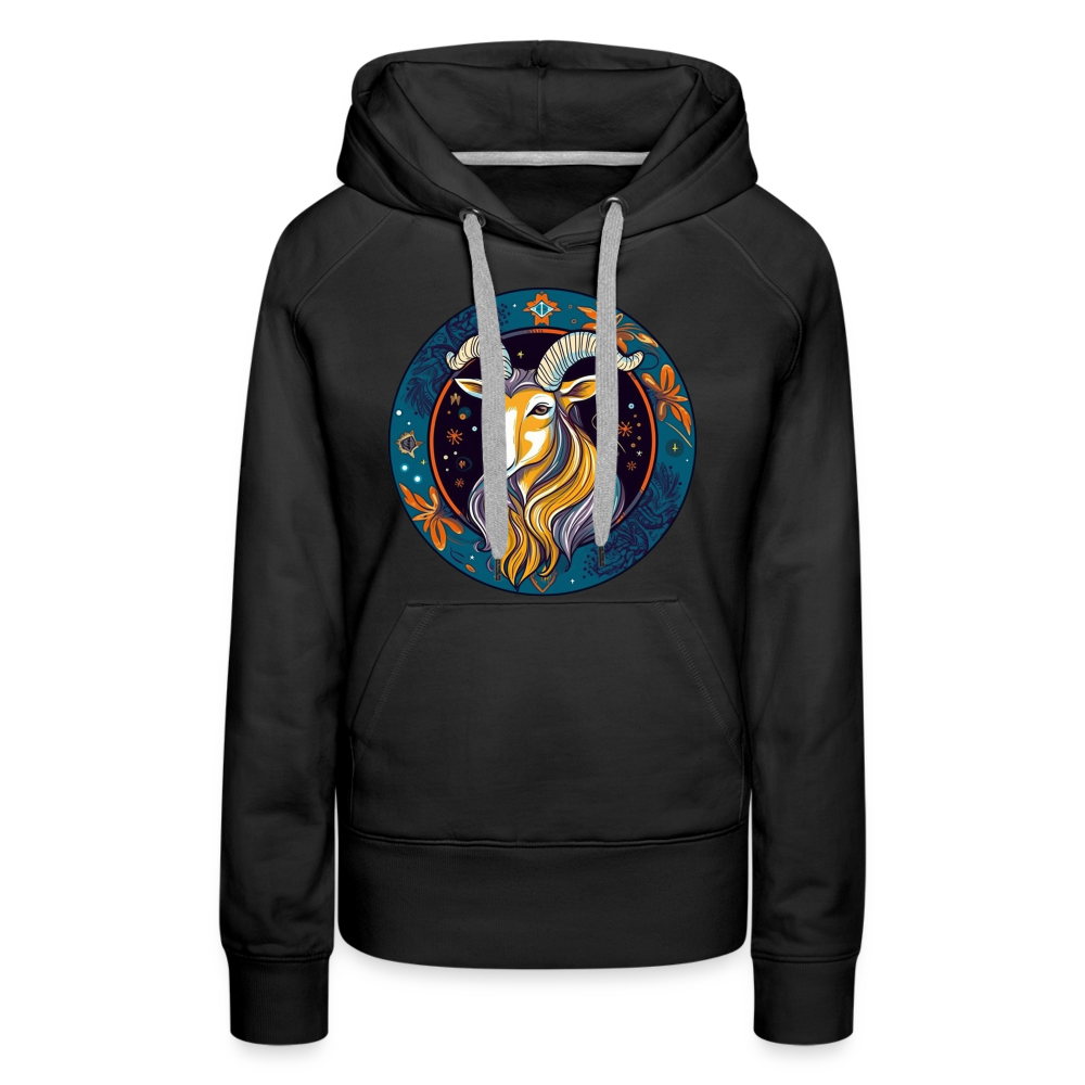 Women’s Mythical Capricorn Premium Hoodie - black