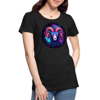 Thumbnail for Women’s Magic Aries Premium T-Shirt - charcoal grey