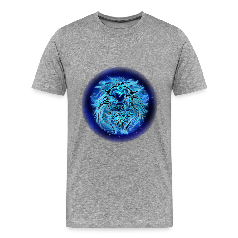 Men's Leo Premium T-Shirt - heather gray