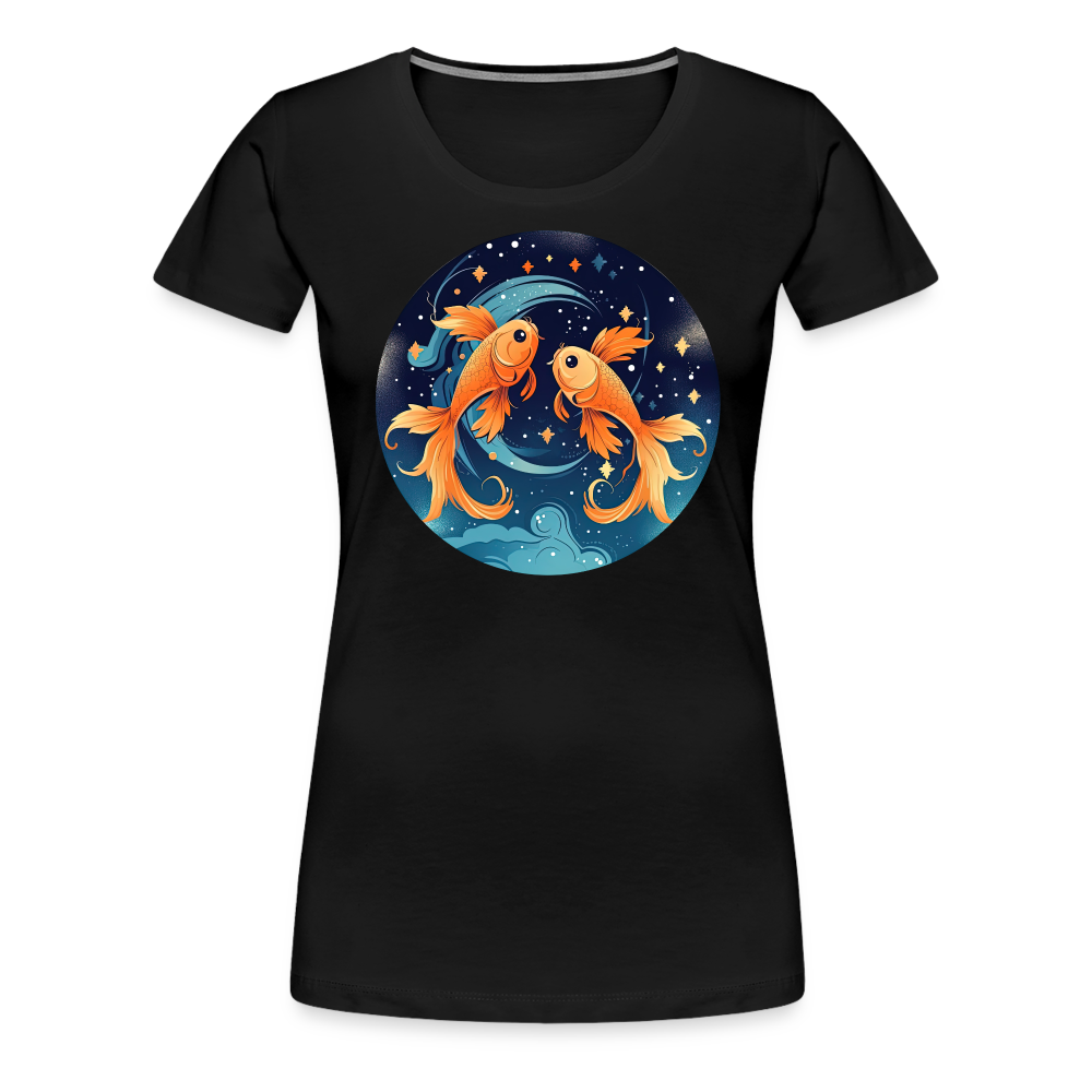 Women’s Magic Pisces Premium T-Shirt - black