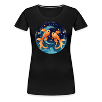 Thumbnail for Women’s Magic Pisces Premium T-Shirt - black