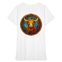 Thumbnail for Women's Mosaic Taurus T-Shirt - white