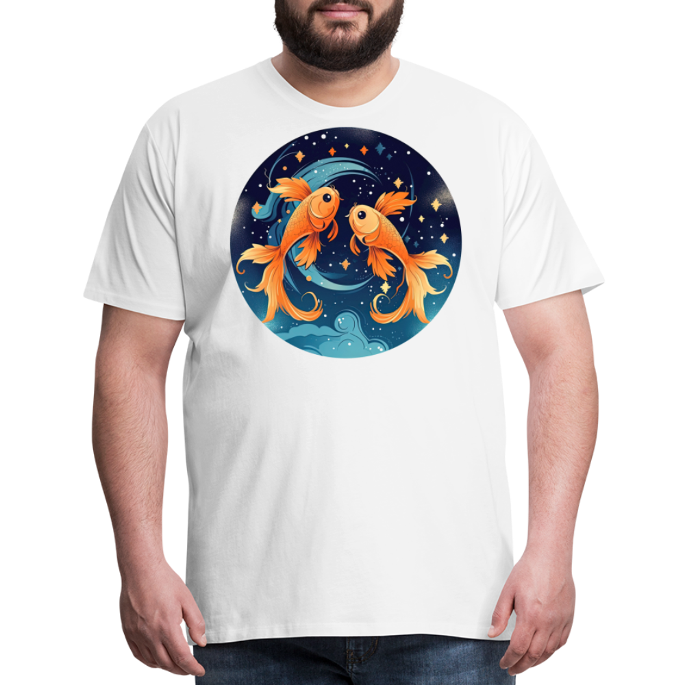 Men's Magic Pisces Premium T-Shirt - white