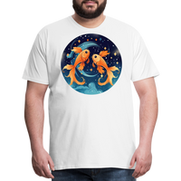 Thumbnail for Men's Magic Pisces Premium T-Shirt - white