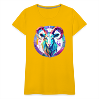 Thumbnail for Women’s Mythical Aries Premium T-Shirt - sun yellow