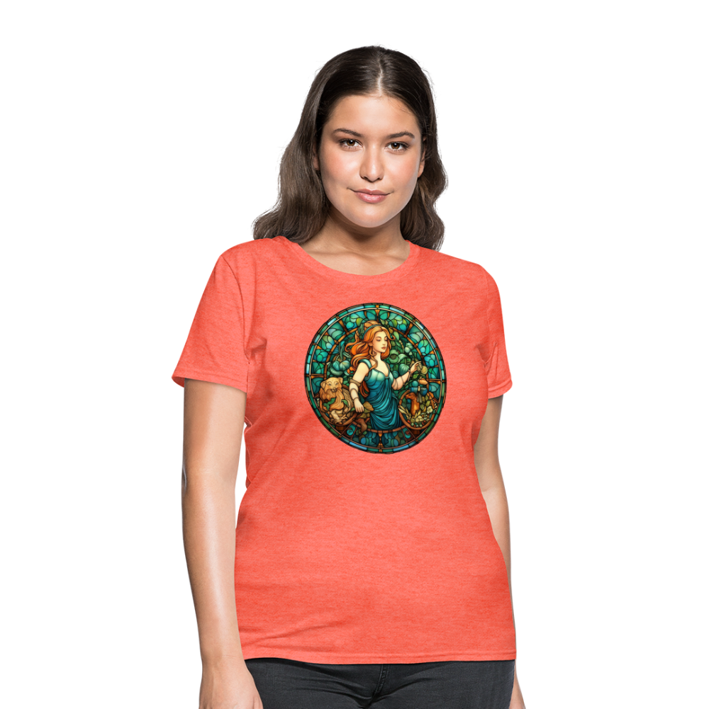 Women's Mosaic Virgo T-Shirt - heather coral