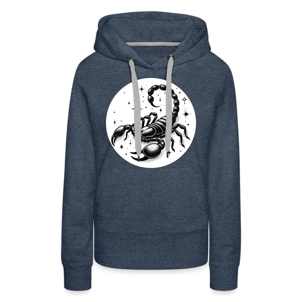 Women’s Magic Scorpio Premium Hoodie - heather denim