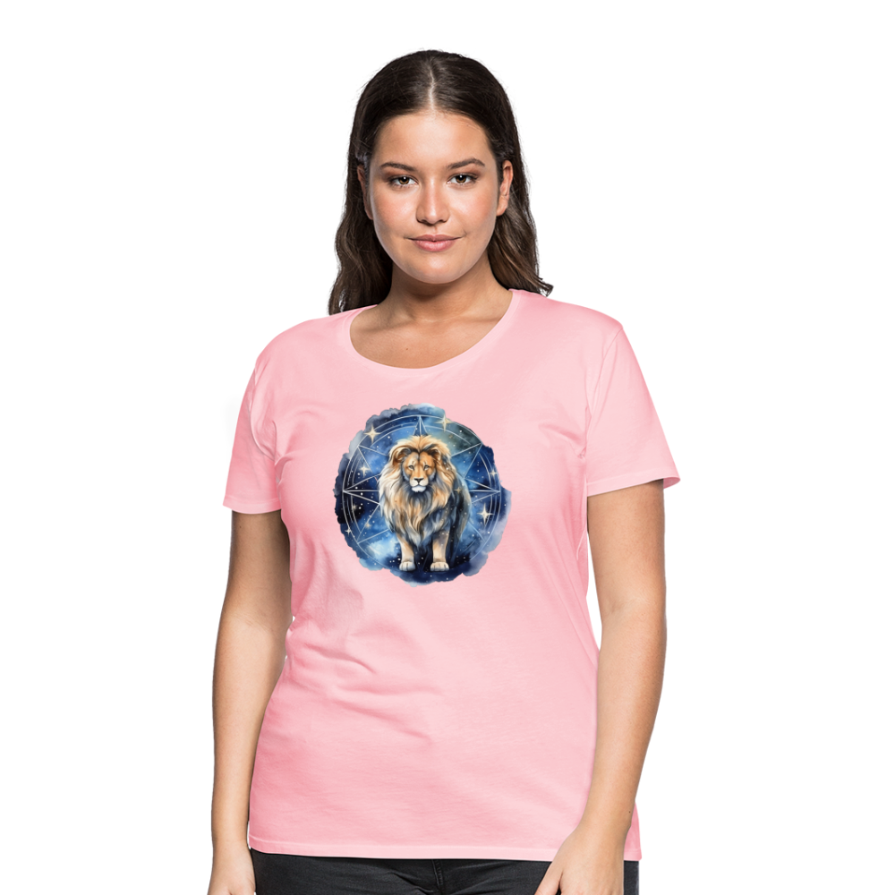 Women's Mythical Words Leo Premium T-Shirt - pink