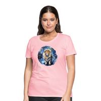 Thumbnail for Women's Mythical Words Leo Premium T-Shirt - pink