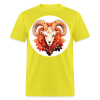 Thumbnail for Men's Symbol Aries Classic T-Shirt - yellow