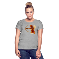 Thumbnail for Women's Astral Sagittarius Relaxed Fit T-Shirt - heather gray