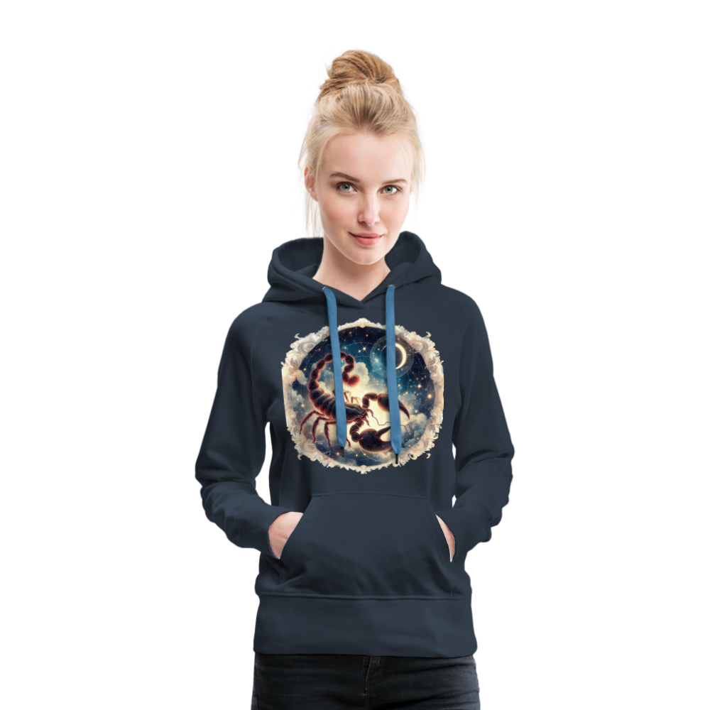 Women’s Mythical Scorpio Premium Hoodie - navy