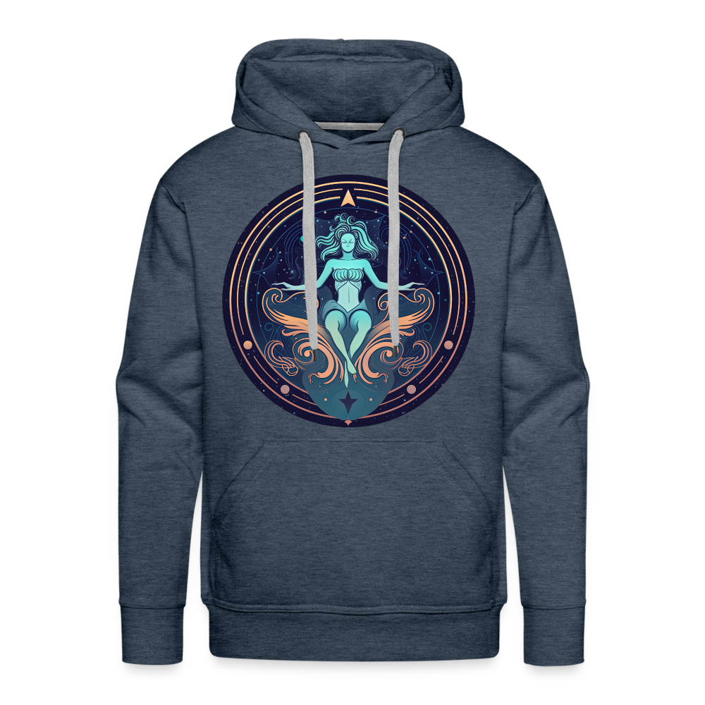 Men’s Mystic Aquarius Premium Hoodie - heather denim