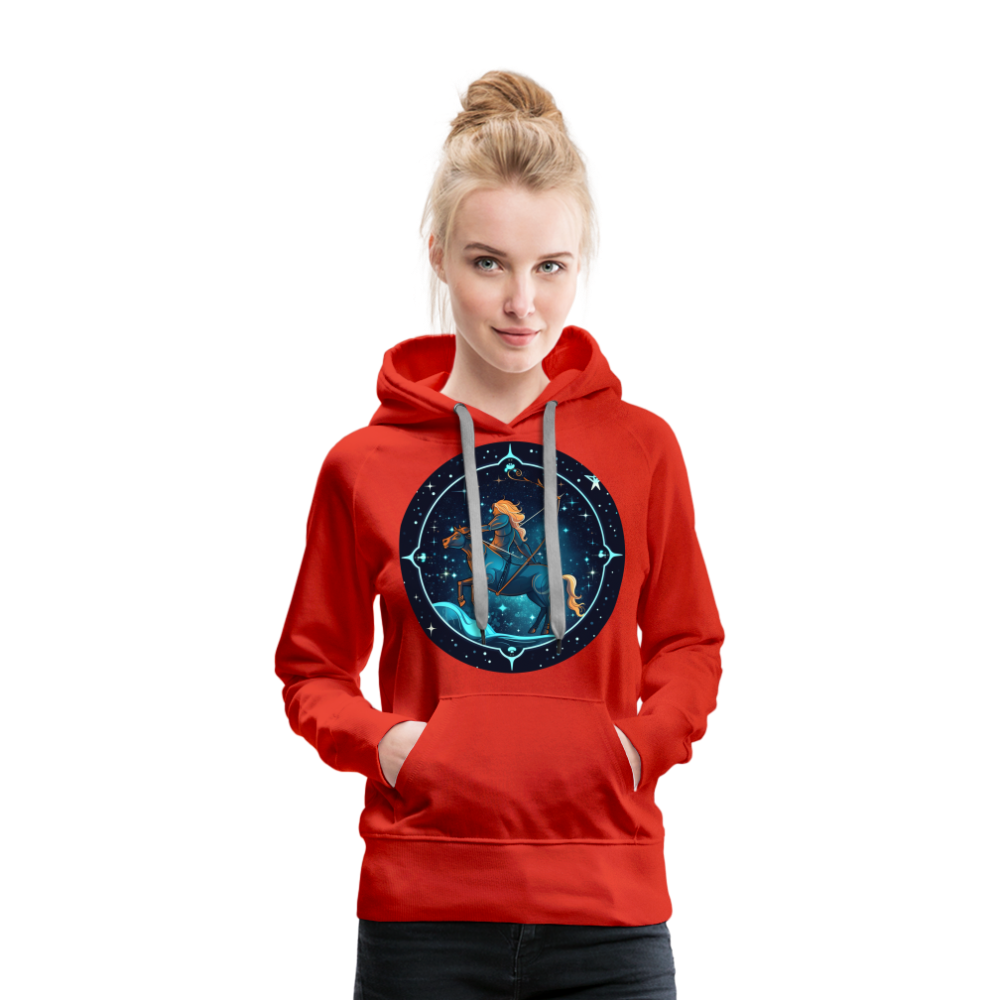 Women’s Magic Sagittarius Premium Hoodie - red