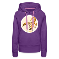 Thumbnail for Women’s Mosaic Scorpio Premium Hoodie - purple 