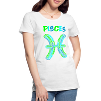 Thumbnail for Women's Power Words Pisces Premium T-Shirt - white