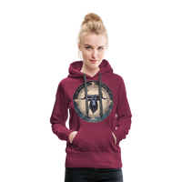 Thumbnail for Women’s Mythical Taurus Premium Hoodie - burgundy