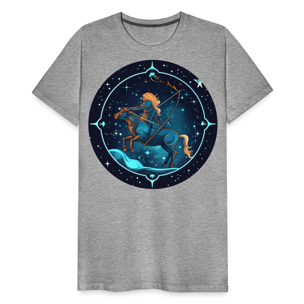 Men's Magic Sagittarius Premium T-Shirt - heather gray