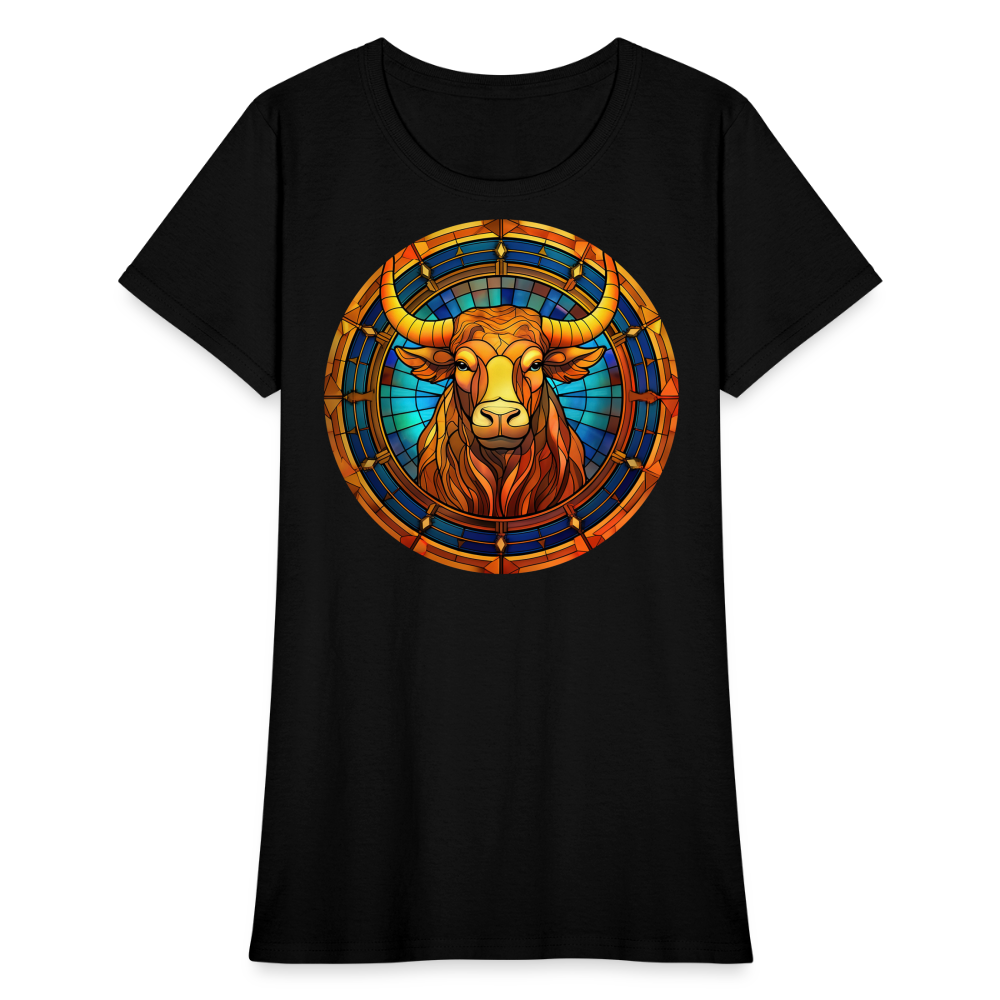 Women's Mosaic Taurus T-Shirt - black