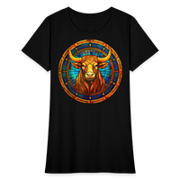 Thumbnail for Women's Mosaic Taurus T-Shirt - black