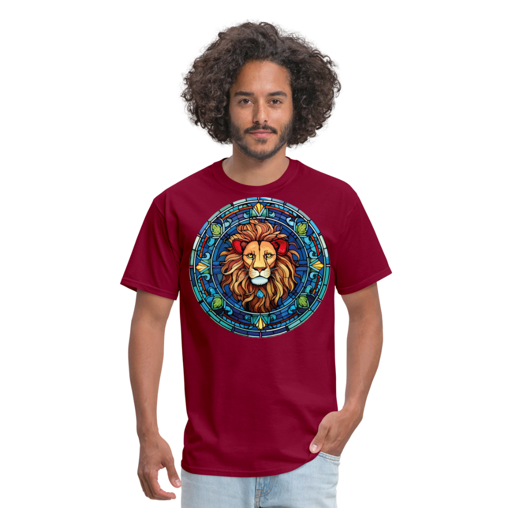 Men's Mosaic Leo Classic T-Shirt - burgundy