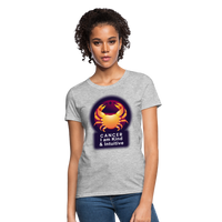 Thumbnail for Women's Glow Cancer T-Shirt - heather gray