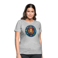 Thumbnail for Women's Mosaic Leo T-Shirt - heather gray