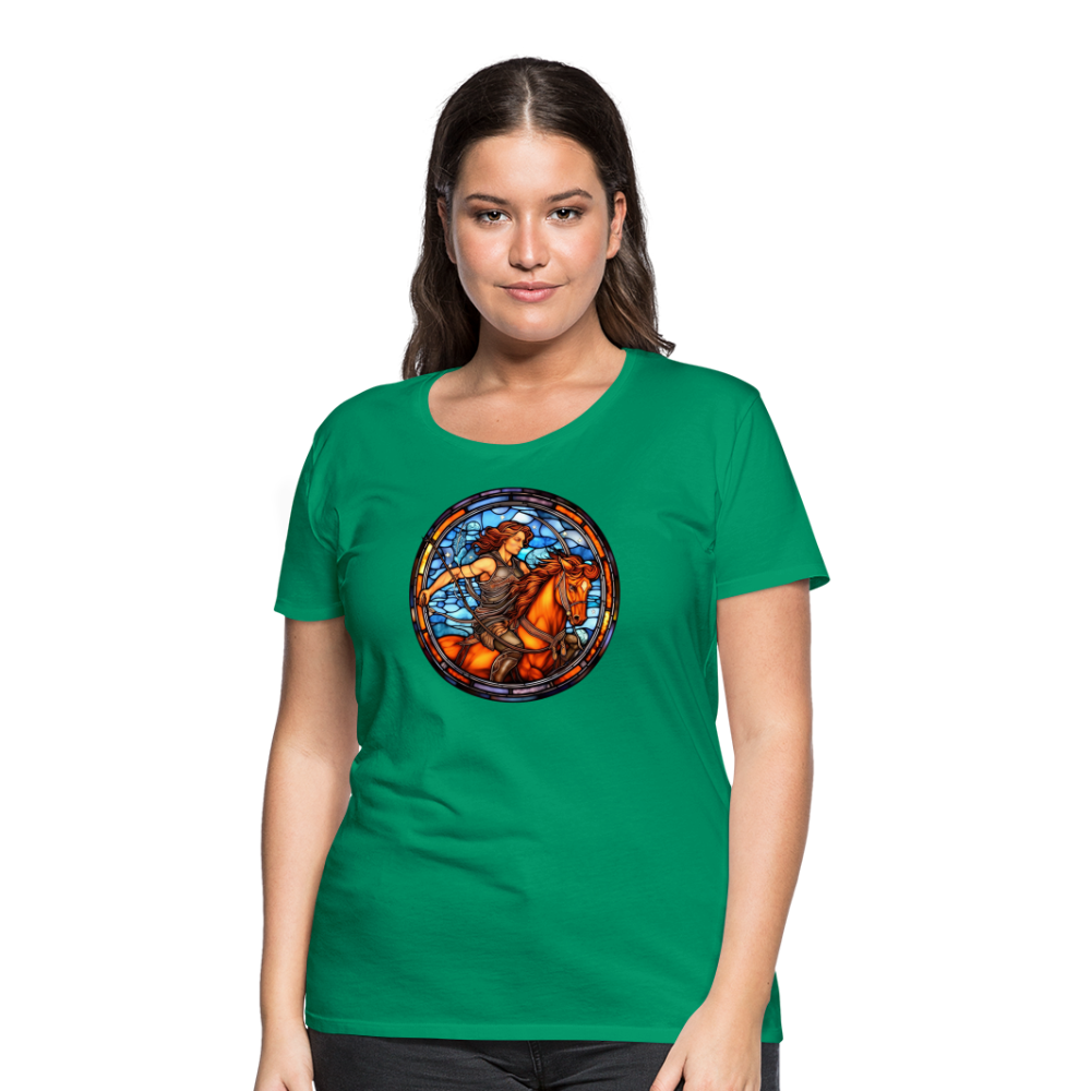 Women’s Mosaic Sagittarius Premium T-Shirt - kelly green