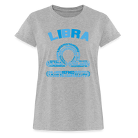 Thumbnail for Women's Power Words Libra Relaxed Fit T-Shirt - heather gray