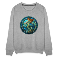 Thumbnail for Women’s Mosaic Aquarius Premium Sweatshirt - heather grey