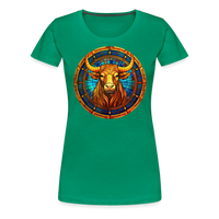 Thumbnail for Women’s Mosaic Taurus Premium T-Shirt - kelly green