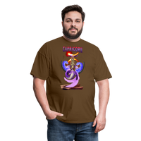 Thumbnail for Men's Astral Capricorn Classic T-Shirt - brown