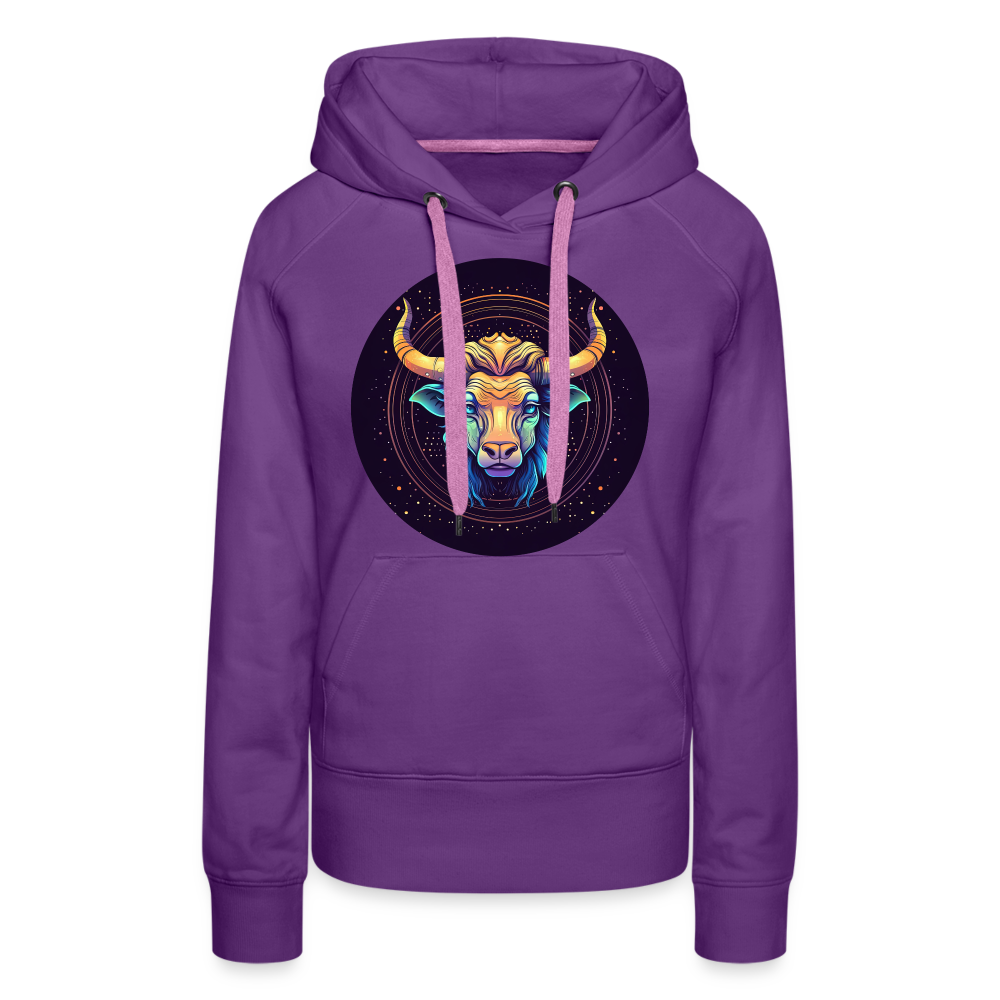 Women’s Magic Taurus Premium Hoodie - purple 