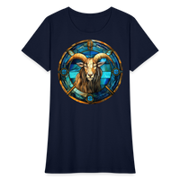 Thumbnail for Women's Mosaic Capricorn T-Shirt - navy