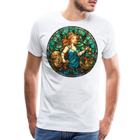 Thumbnail for Men's Mosaic Virgo Premium T-Shirt - white