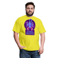 Thumbnail for Men's Neon Scorpio Classic T-Shirt - yellow