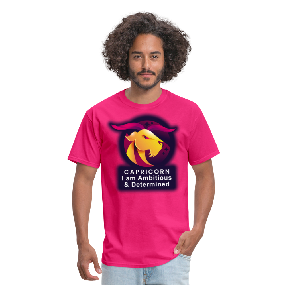 Men's Glow Capricorn Classic T-Shirt - fuchsia