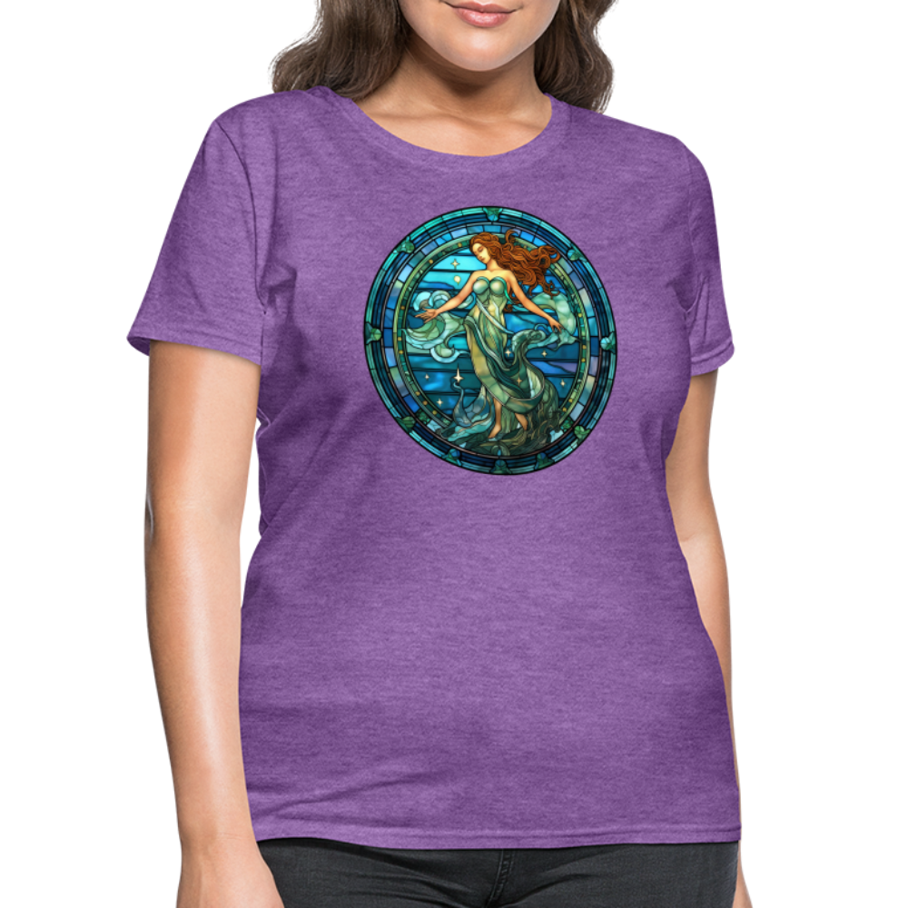 Women's Mosaic Aquarius T-Shirt - purple heather