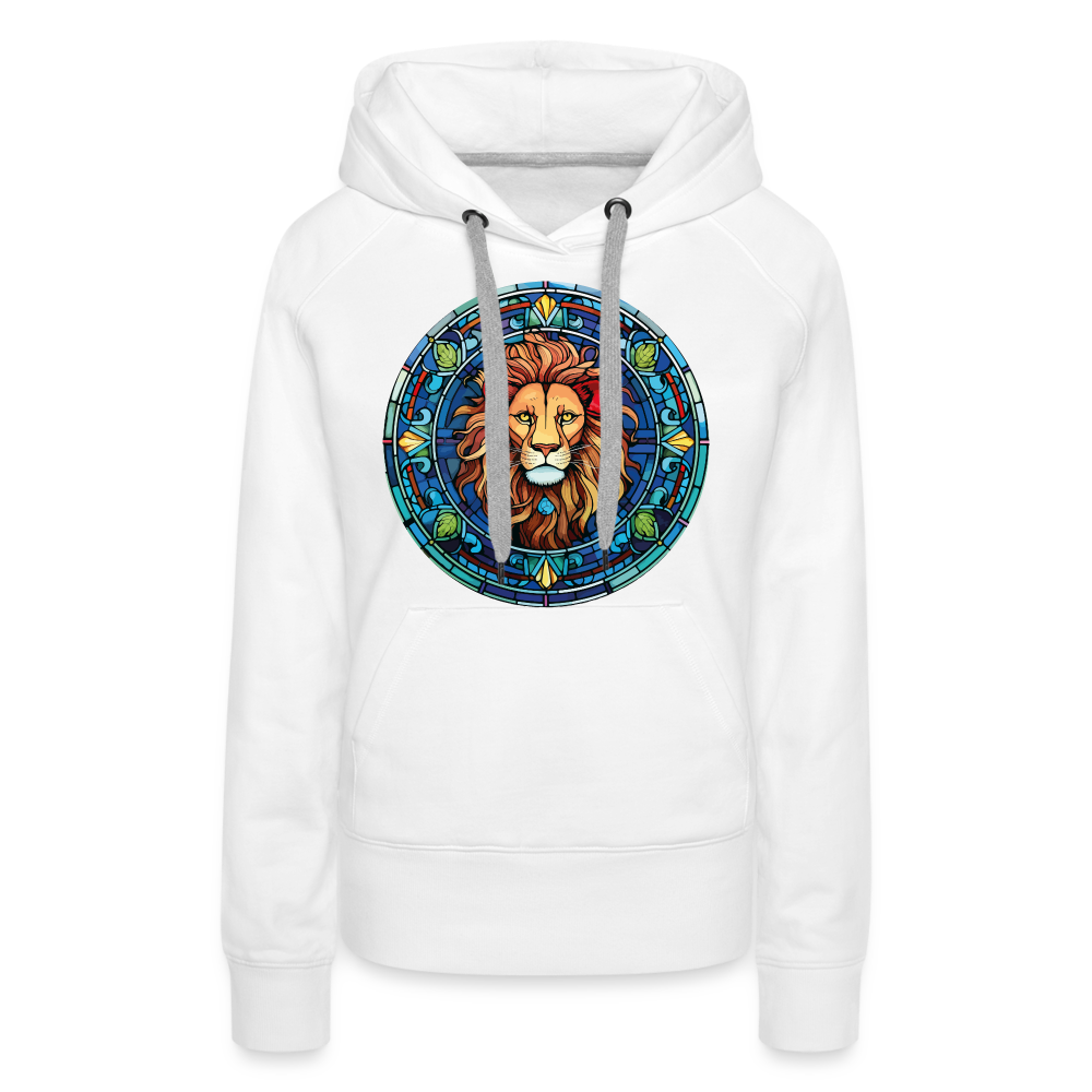 Women’s Mosaic Leo Premium Hoodie - white