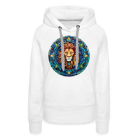 Thumbnail for Women’s Mosaic Leo Premium Hoodie - white