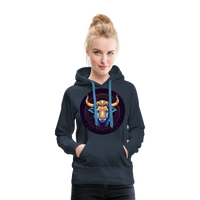 Thumbnail for Women’s Magic Taurus Premium Hoodie - navy