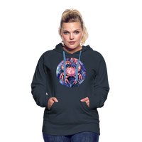 Thumbnail for Women’s Mythical Cancer Premium Hoodie - navy