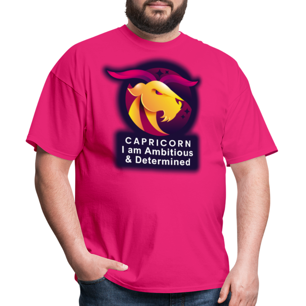 Men's Glow Capricorn Classic T-Shirt - fuchsia