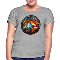 Thumbnail for Women's Mosaic Gemini Relaxed Fit T-Shirt - heather gray