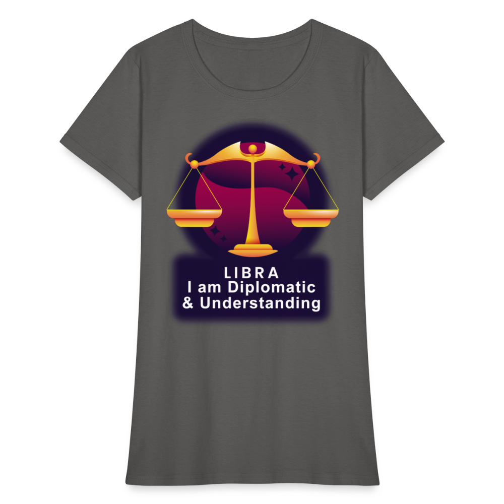 Women's Glow Libra T-Shirt - charcoal