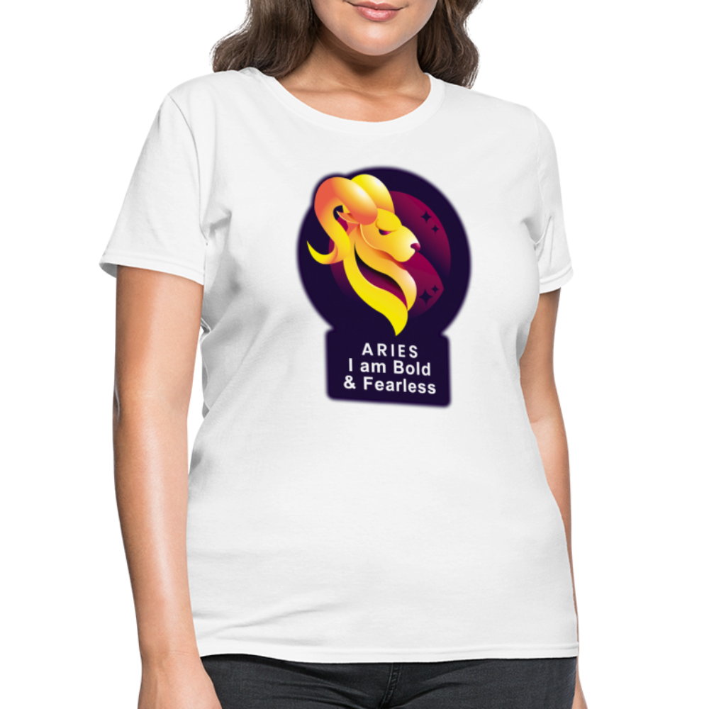 Women's Glow Aries T-Shirt - white