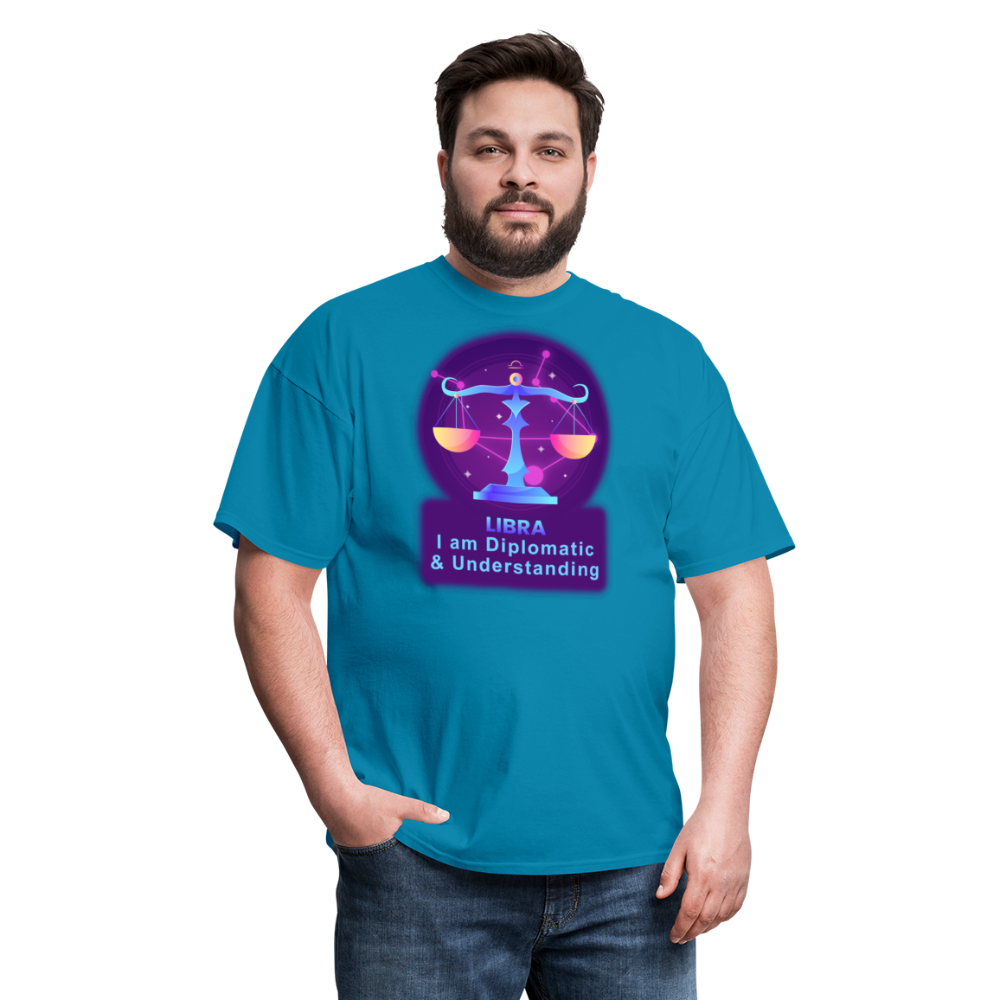 Men's Neon Libra Classic T-Shirt - turquoise