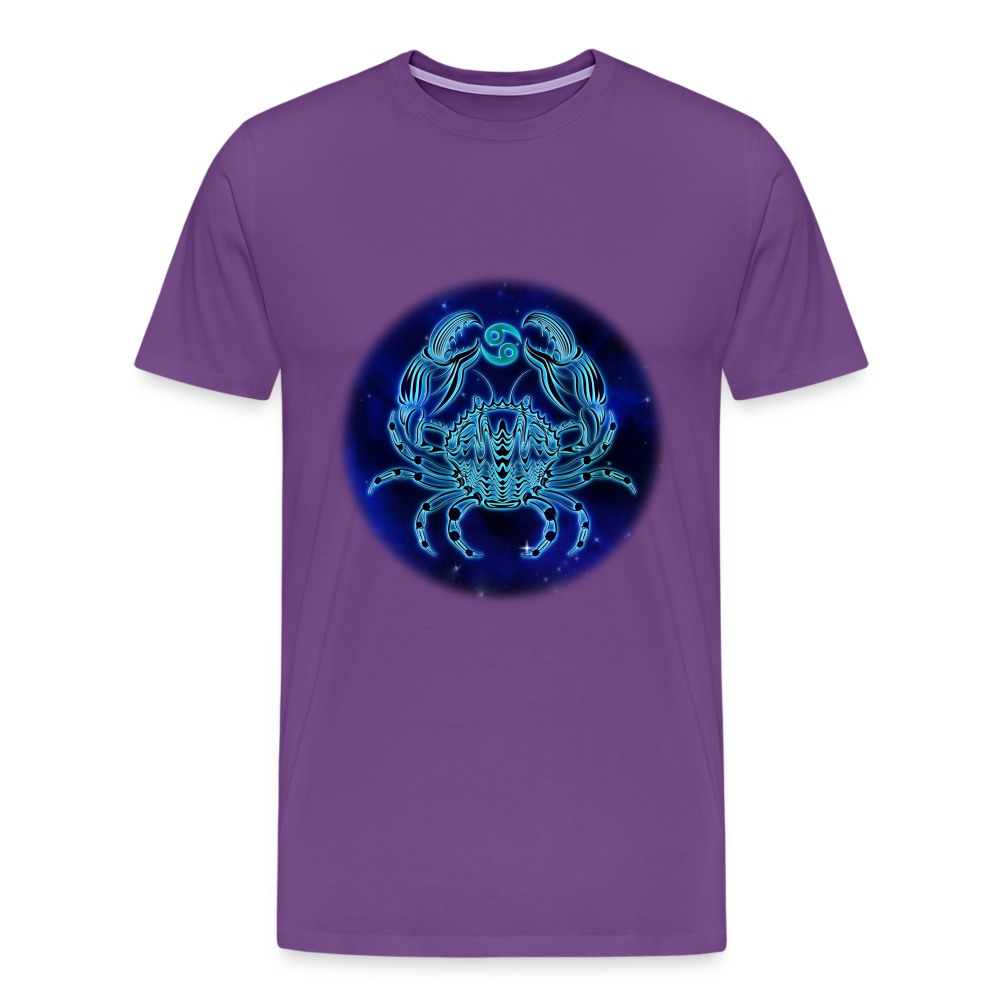 Men's Stellar Cancer Premium T-Shirt - purple