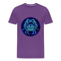 Thumbnail for Men's Stellar Cancer Premium T-Shirt - purple